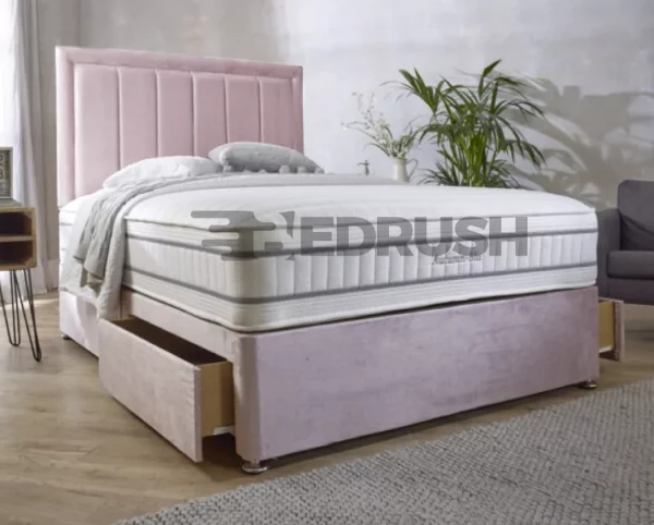 Pink Divan Double Bed