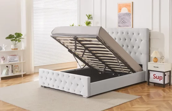Silver Charile Ottoman Bed