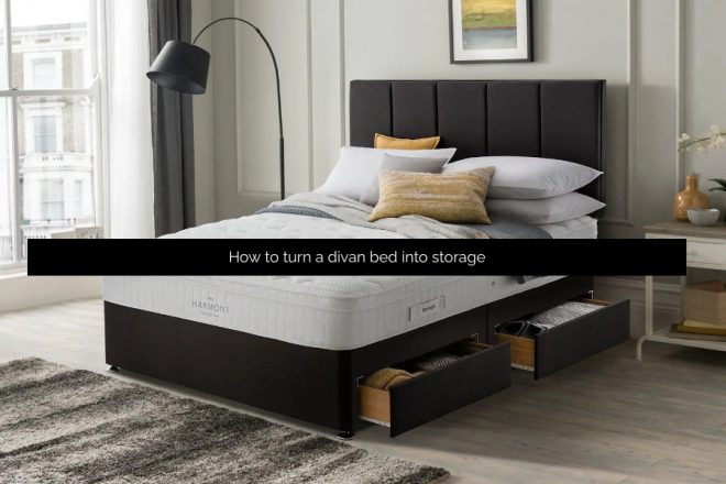 How to turn a divan bed into storage - Bed Rush